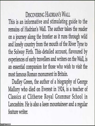 Discovering Hadrian's Wall.