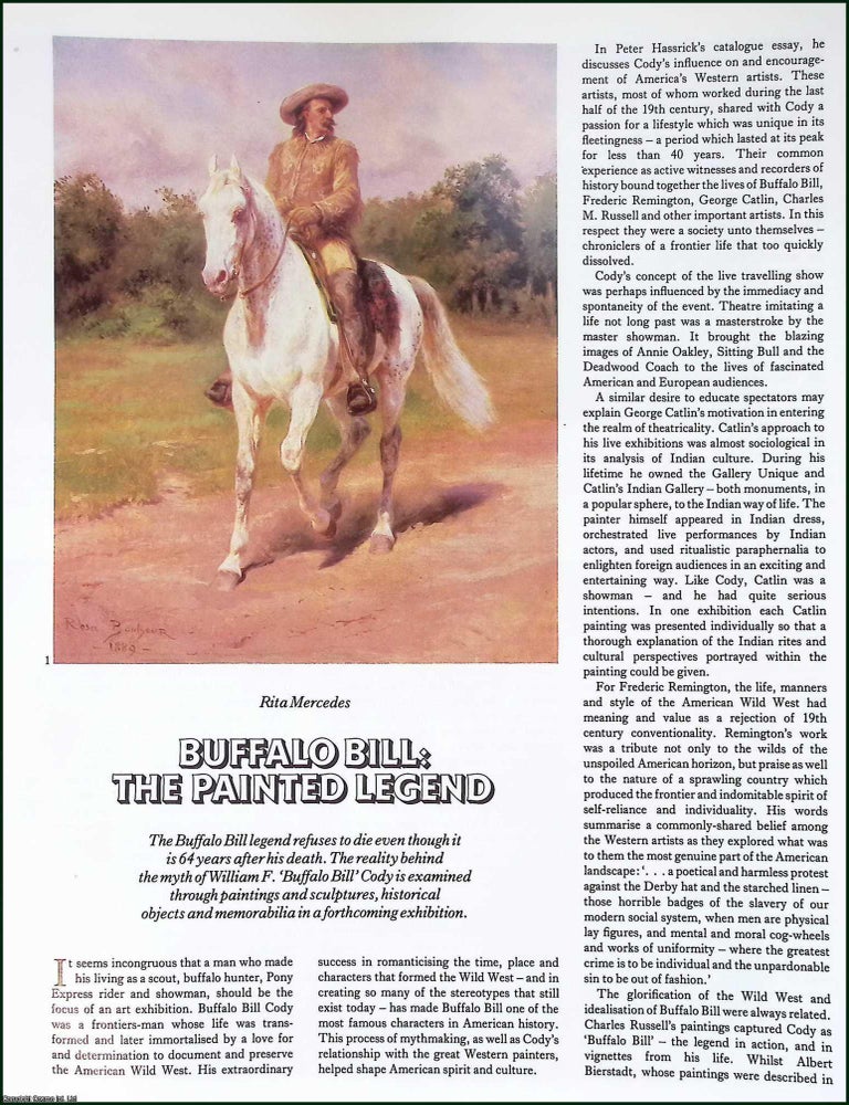 Item #515947 Buffalo Bill : American Soldier. By Rita Mercedes. An original article from The...