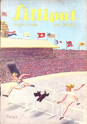 Lilliput Magazine. August 1948. Vol.23 no.2 Issue no.134. Ronald Searle St Trinian drawings, Bill Brandt photographs, and other pieces.