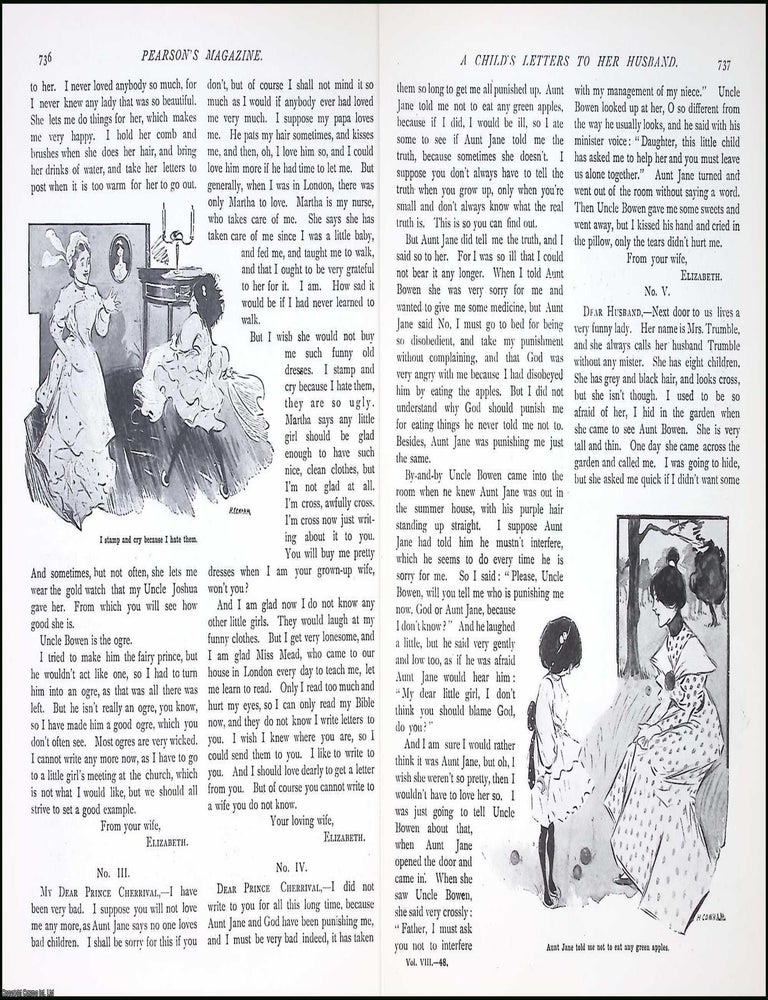 Item #516454 A Child's Letters To Her Husband. By Helen Watterson Moody. An original article...