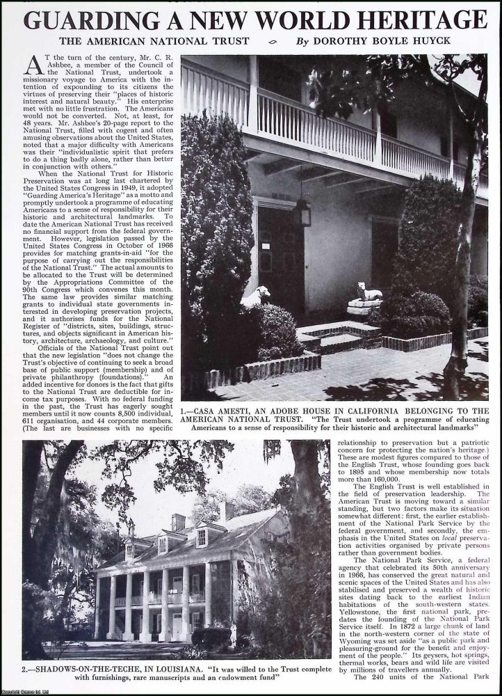 Item #516667 The American National Trust : Oatlands House in Virginia ; Lyndhurst ; Pope-Leighey...