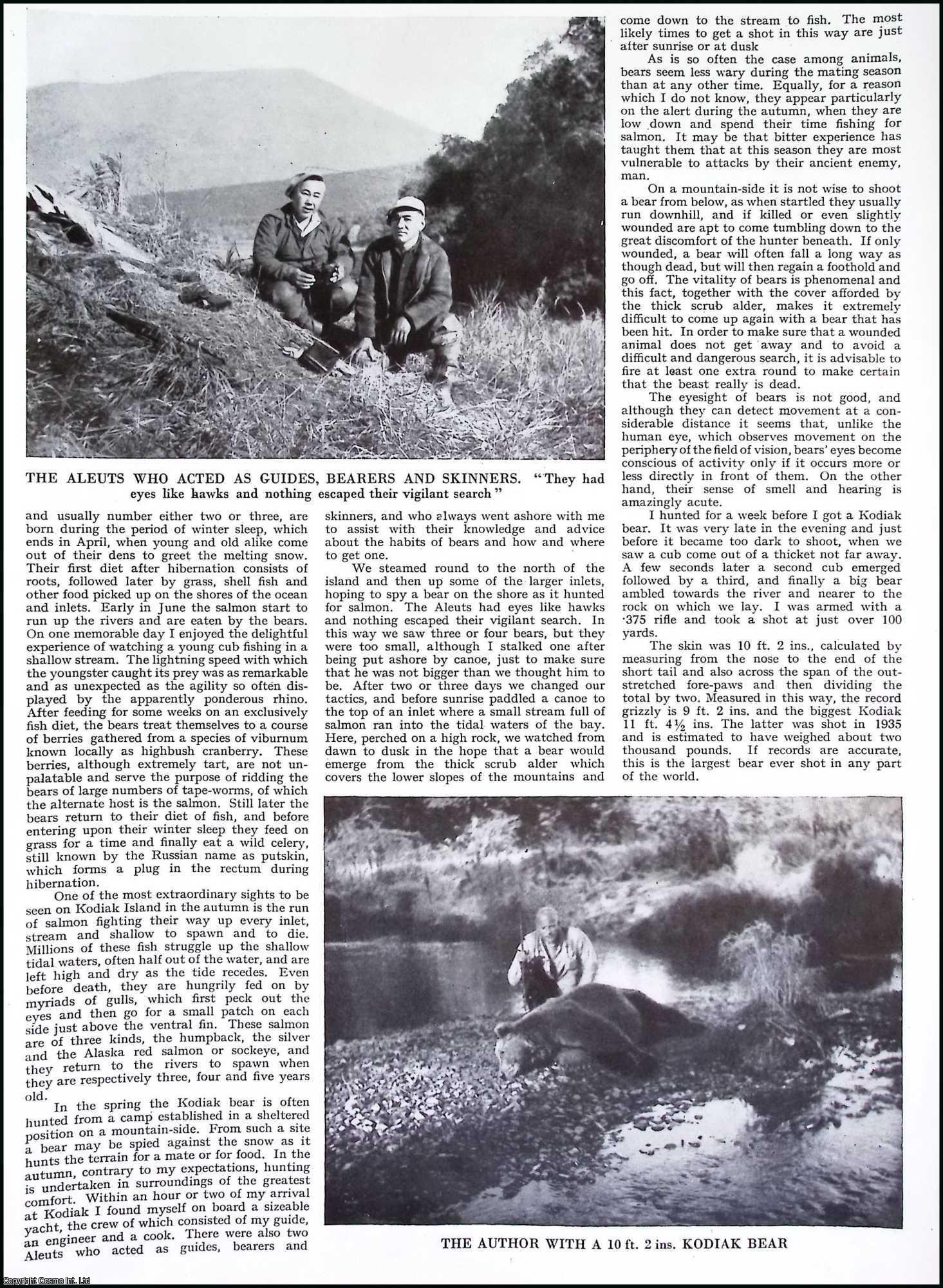 Hunting Bears on Kodiak Island, in Alaska. By Colonel Leonard Ropner, M ...