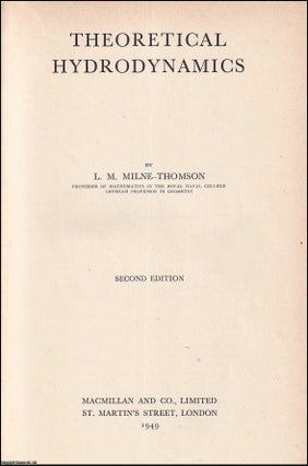 Theoretical Hydrodynamics.