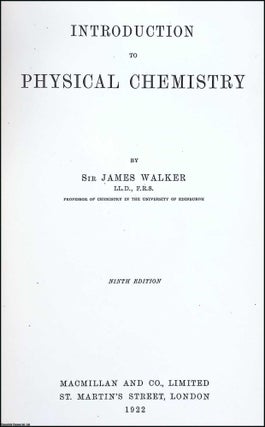 Introduction to Physical Chemistry.