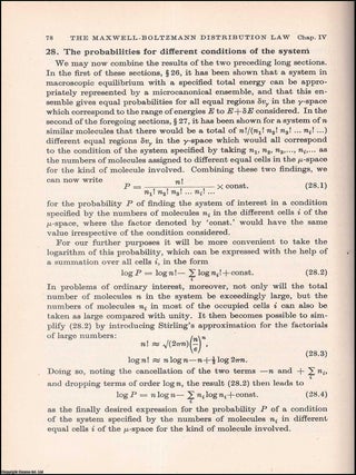 The Principles of Statistical Mechanics.