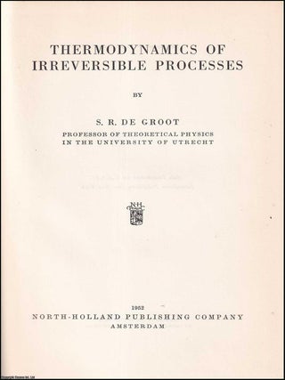 Thermodynamics of Irreversible Processes.