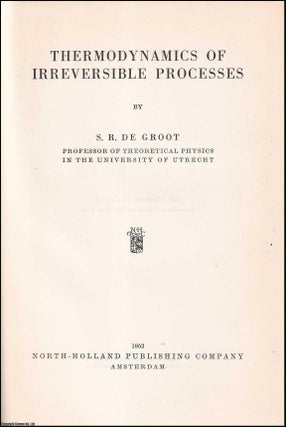 Thermodynamics of Irreversible Processes.