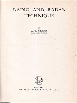 Radio & Radar Technique.