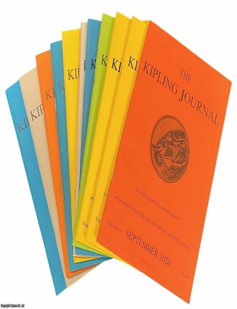 Item #517972 The Kipling Journal : Rudyard Kipling & Religion. 11 issues, volume No. 94 to...