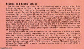 Stables & Stable Blocks.