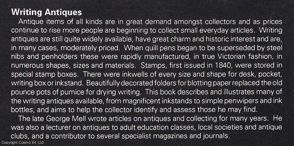 Writing Antiques. | George Mell | 1980 | Cosmo Books