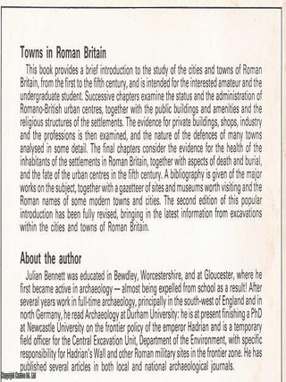 Towns in Roman Britain.