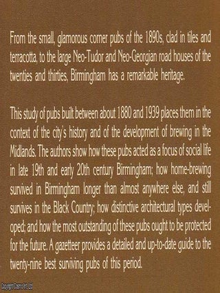 Birmingham Pubs, 1880-1939.