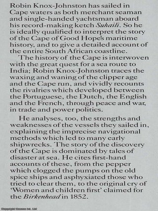 The Cape of Good Hope : A Maritime History.
