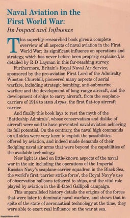 Naval Aviation in the First World War : Its Impact and Influence.
