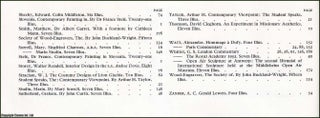 The Studio. An Illustrated Magazine of Fine & Applied Art. Volume 146, July-December, 1953.