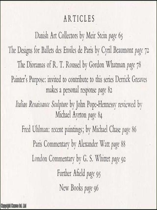 The Studio. An Illustrated Magazine of Fine & Applied Art. Volume 157 no. 792, March, 1959.