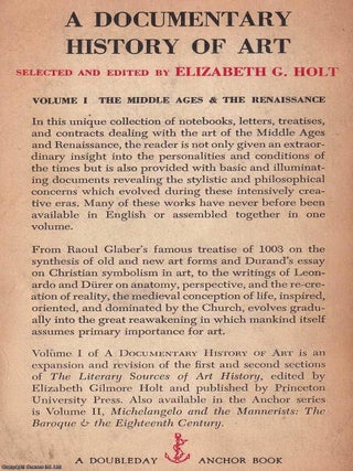 The Middle Ages & the Renaissance Illustrated : A Documentary History of Art. Volume 1.