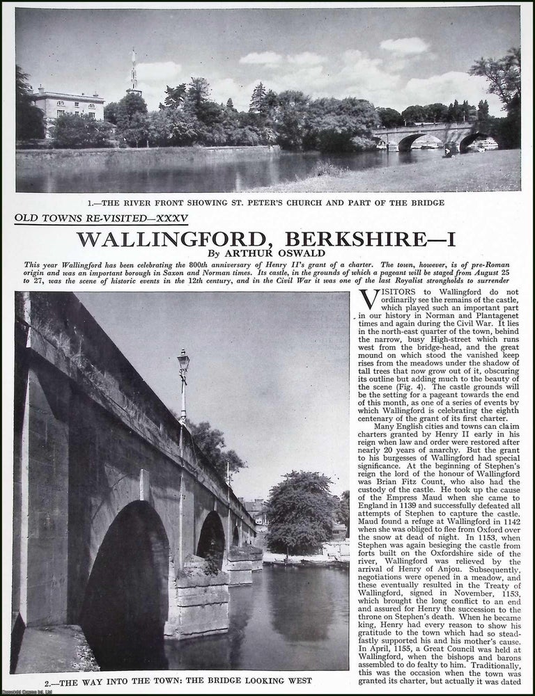 Item #519683 Wallingford, Berkshire. Several pictures and accompanying text, removed from an...