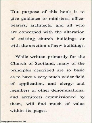 A Handbook on The Principles of Church Building : Furnishing, Equipment & Decoration. By Esme Gordon.