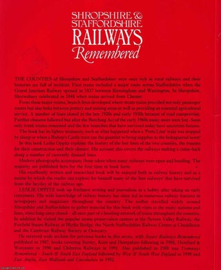 Shropshire & Staffordshire Railways Remembered.