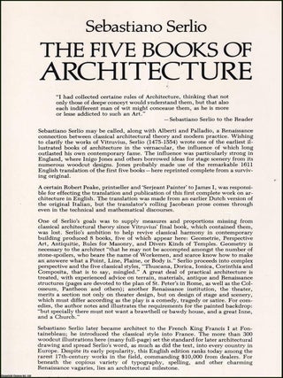 The Five Books of Architecture.