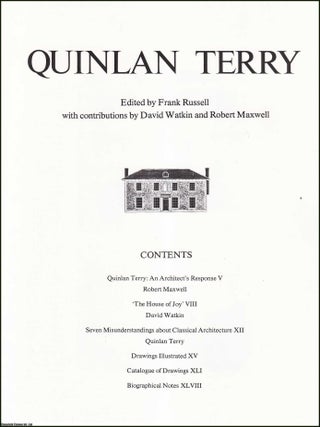 Quinlan Terry, British Classical Architect.