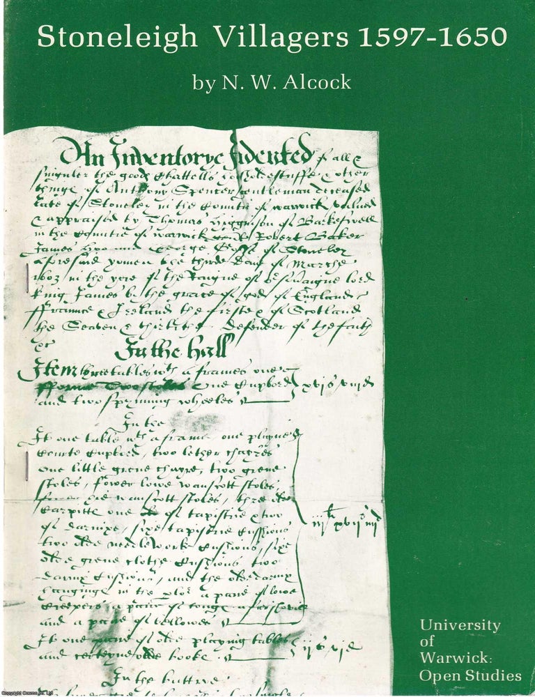 Item #520145 Stoneleigh Villagers, 1597-1650. N W. Alcock.