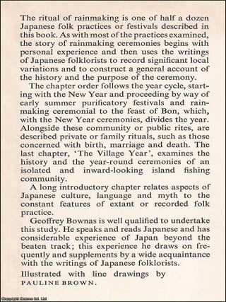 Japanese Rainmaking and other Folk Practices.