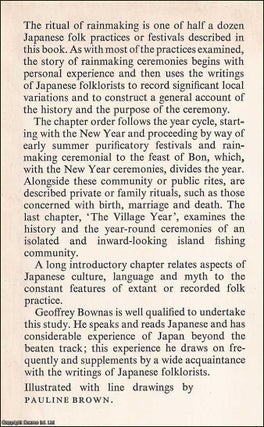 Japanese Rainmaking and other Folk Practices.