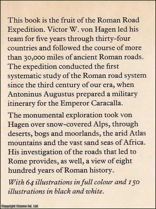 The Roads That Led to Rome. By Victor W. Von Hagen.