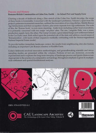 Romano-British Communities at Colne Fen, Earith : Process and History. By Christopher Evans & others.