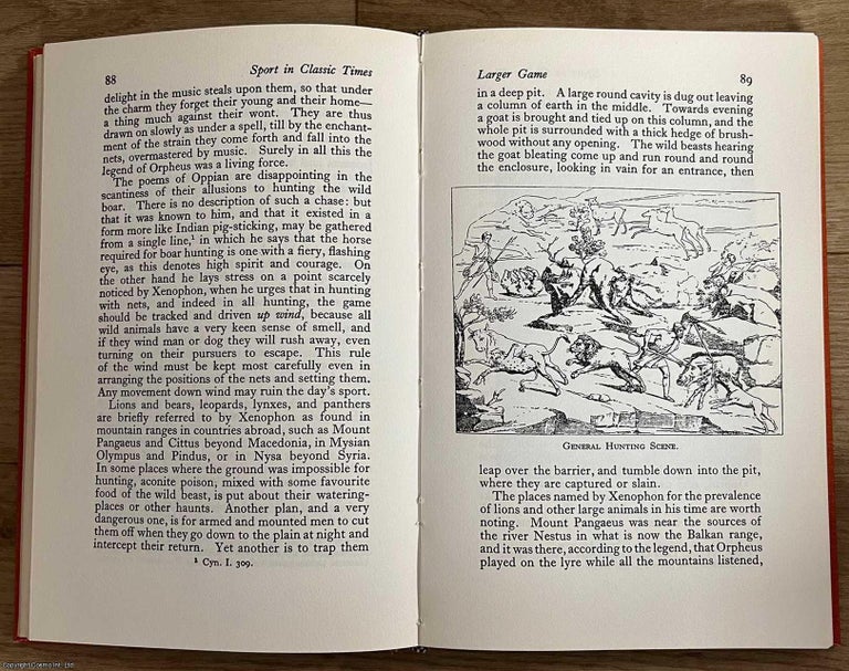Item #520460 Sport in Classic Times. D. Litt A J. Butler