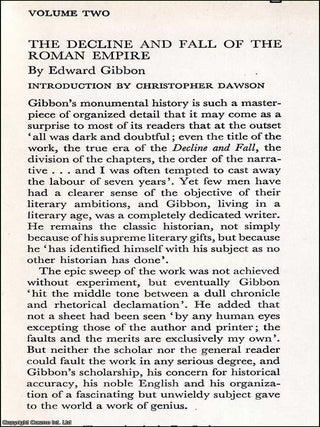 Gibbon's Decline and Fall of the Roman Empire. Volume 2.
