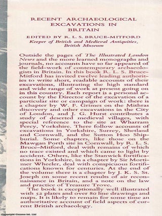 Recent Archaeological Excavations in Britain. : Selected excavations 1939-1955 with a chapter on recent air-reconnaissance.
