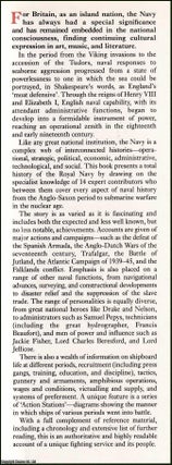 The Oxford Illustrated History of the Royal Navy.