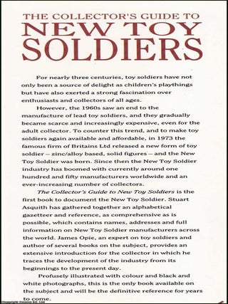 The Collector's Guide to New Toy Soldiers : Metal figures from 1973 to the present day.