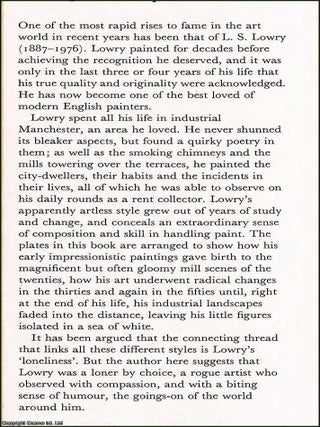 Lowry : An illustrated survey of Lowry&rsquo;s life and work.