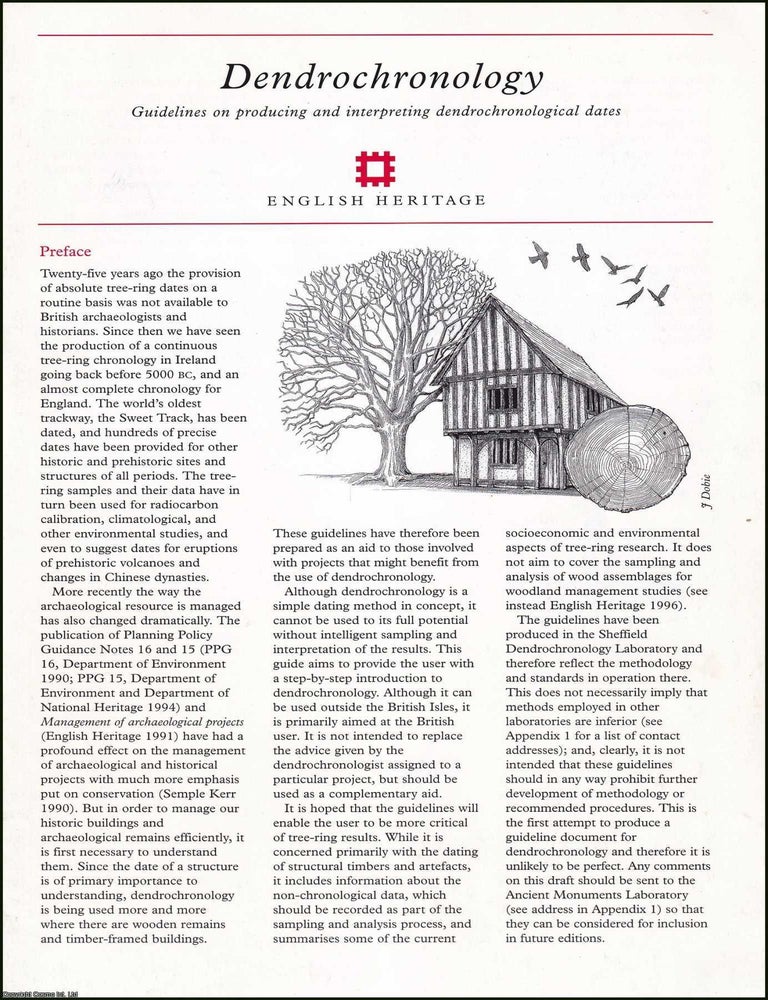 Dendrochronology : Guidelines on producing and interpreting ...