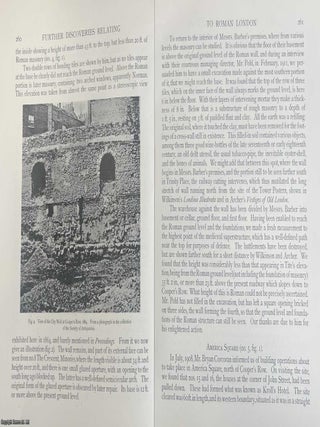 Roman London : Further Discoveries relating to Roman London, 1906-12. By Philip Norman. CITY OF LONDON ARCHAEOLOGY.