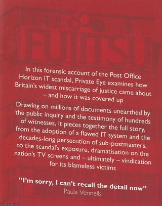 Post Mortem : How the Post Office, the British government and a global IT company ruined the lives of thousands of innocent people.