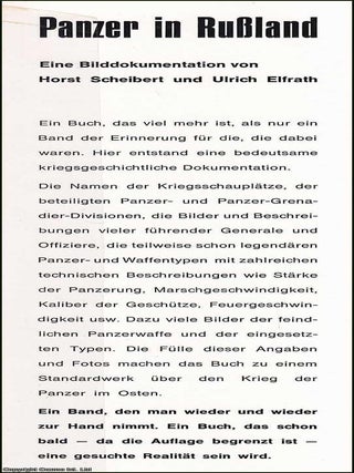 Panzer in Russland : Die deutschen gepanzerten verbande Rupland-Feldzug 1941-1944.