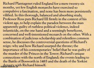 Richard III : English Monarchs.