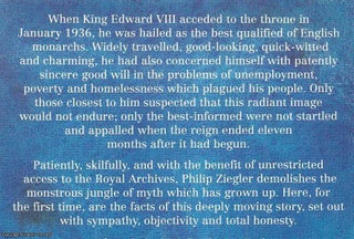King Edward VIII : The Official Biography.