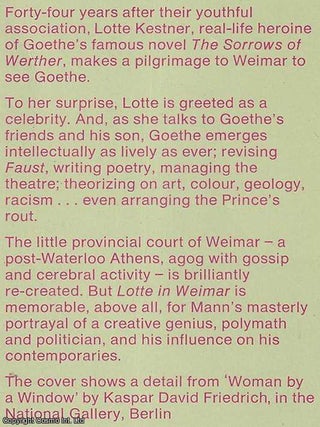 Lotte in Weimar.