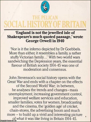 British Society, 1914-45 : The Pelican Social History of Britain.