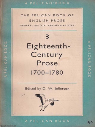 Eighteenth-Century Prose, 1700-1780. D W. Jefferson.