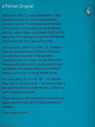 Check Your Own I.Q.