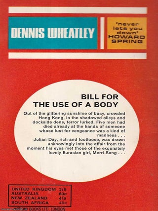 Bill for the Use of a Body : A Julian Day Story.
