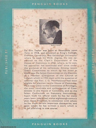 The House of Commons at Work : An account of the procedure of the house, explaining the intricate details of the daily programme, of moving motions and amendments and the mechanism of Bills.